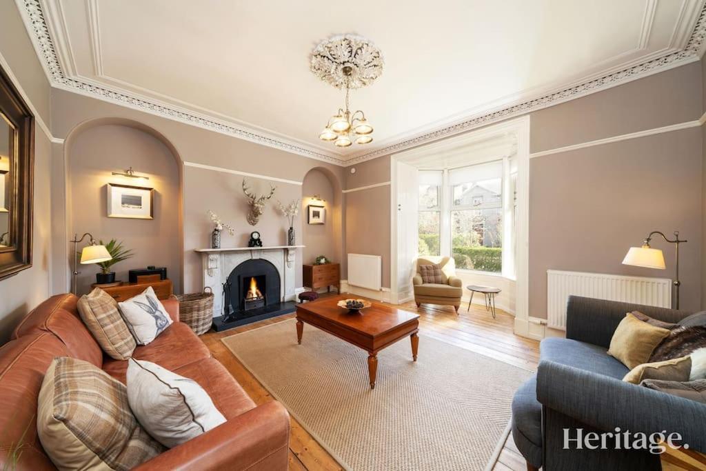 Fountainhall Luxury Townhouse, Aberdeen City Centre Lejlighed Eksteriør billede